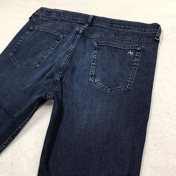 rag & bone Men's Slim Jeans - Dark Blue - Picture 8 of 16